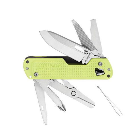 Leatherman FREE T4 Compact Multi-Tool - Lightweight & Functional Tool for Minimalists