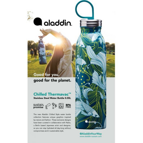 Aladdin Active Hydration Retail Display Cutout - Cardboard POS Material - Promotional Display for Hydration Bottles