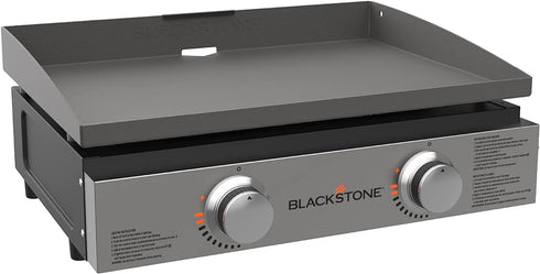 Blackstone Original 22in Stainless Griddle with Hood - Portable Griddle for Small Spaces