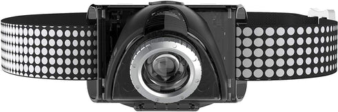 Ledlenser SEO7R Black Headlamp LED - Durable & Rechargeable Headlamp for Night Adventures