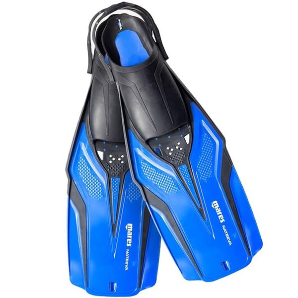 Mares Nateeva snorkelling fins, blue