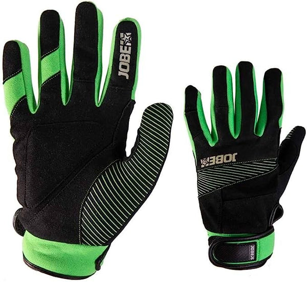 Jobe Men's Suction Gloves 2021, durable gloves featuring enhanced palm grip for strong and reliable control during watersports.