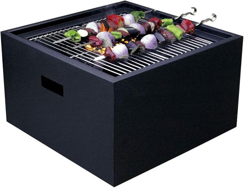 Bad Axe The Log Cabin Firepit - Cozy & Rustic Firepit for Outdoor Relaxation