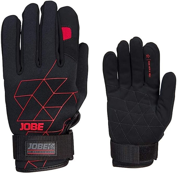 Jobe Men's Stream Gloves, rugged, waterproof full-finger gloves designed for cold weather watersports and high durability.
