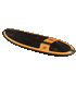 Ronix Koal Classic Longboard Wakesurf Matte Black Redwood product view 4