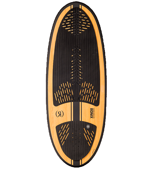 Ronix Koal Classic Longboard Wakesurf Matte Black Redwood product view 2