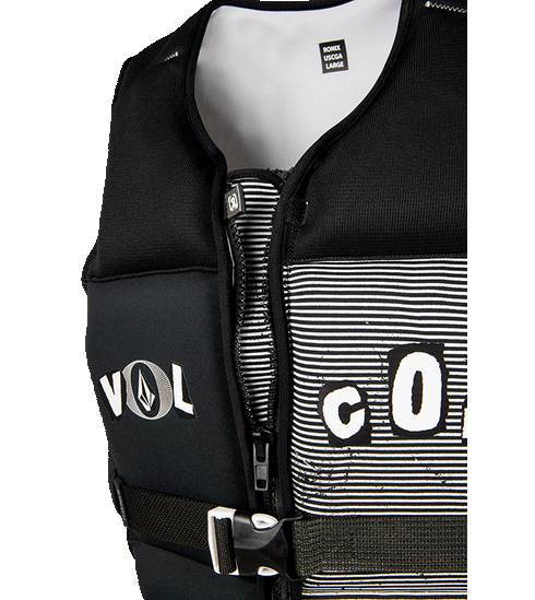 Ronix Volcom Capella 3.0 CGA Vest Black White Clippings product view 6
