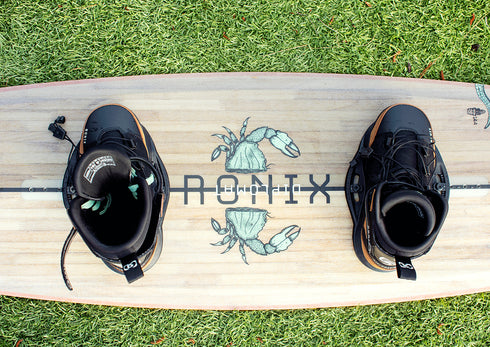 Ronix Diplomat EXP Wakeboard Boots Black Gum Rubber lifestyle 4
