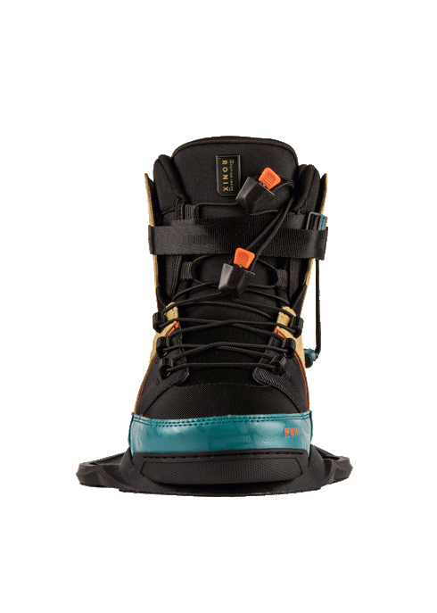 Ronix Atmos EXP 2024 Wakeboard Boot Desert Moss Ocean front