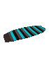 Ronix Wide Nose Surf Sock Aqua Blue Black Grey product view 3