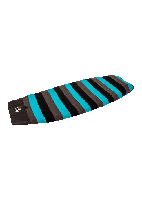 Ronix Wide Nose Surf Sock Aqua Blue Black Grey product view 2