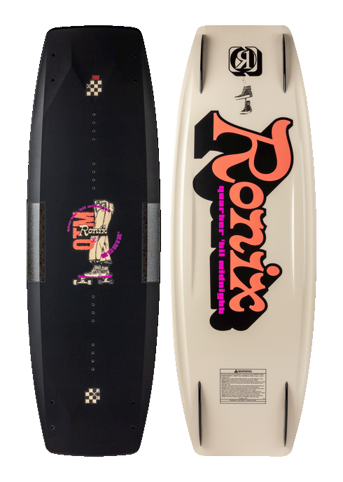 Ronix Quarter Til Midnight SF Wakeboard Skate Black Coral product view 1
