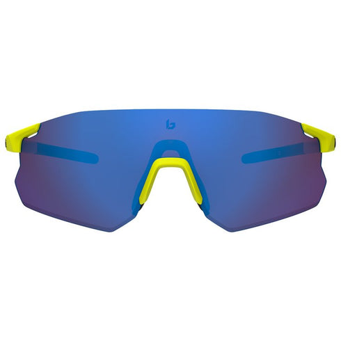 Bolle Icarus Acid Yellow Matte Brown Blue Sunglasses
