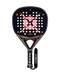 Heroe's RS1 2025 Padel Racket in black and purple, front view