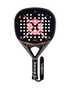 Heroe's RS1 2025 Padel Racket in black and purple, front view