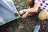 Patching a tent with Coghlan's nylon repair tape