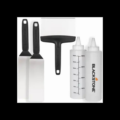 Blackstone 5230 5-Piece Griddle Toolkit - Essential Accessories for Griddle Cooking