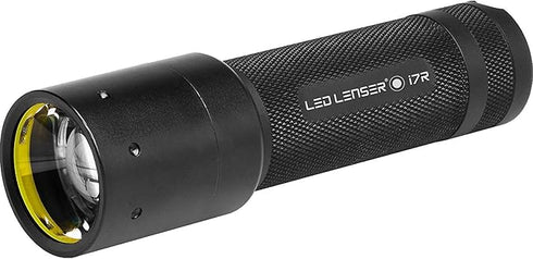 Ledlenser i7DR Industrial Rechargeable Flashlight with Double Charger, a high-powered work light with dual charging capability.