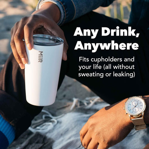 MiiR Tumbler 12oz - Spill-Resistant & Cup Holder Friendly