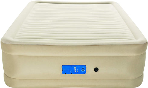 Bestway Queen Airbed with AC Pump 203x152x51 - Elevated Queen Bed with Built-In Pump