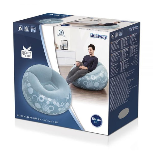 Bestway Inflatable Airchair 112x112x66 - Comfortable & Portable Seating Solution