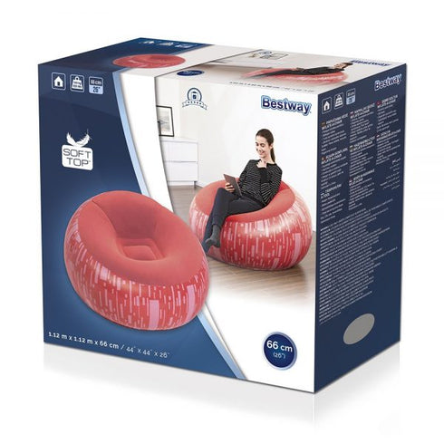 Bestway Inflatable Airchair 112x112x66 - Comfortable & Portable Seating Solution