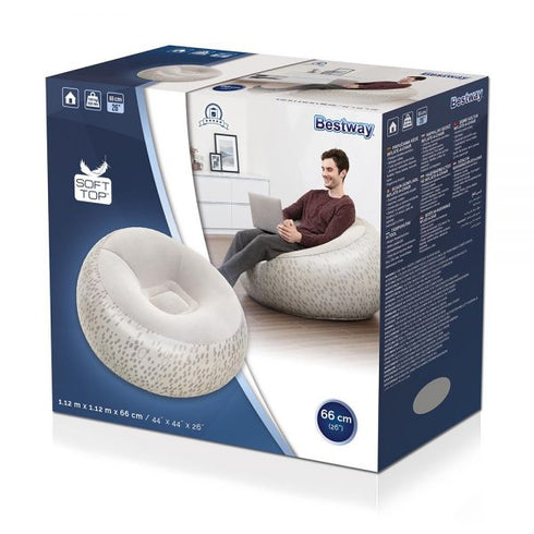 Bestway Inflatable Airchair 112x112x66 - Comfortable & Portable Seating Solution