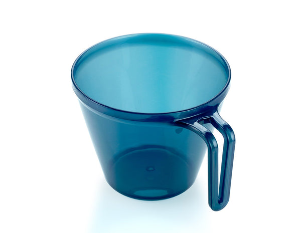 GSI Outdoors Infinity Stacking Cup in translucent Blue, side view