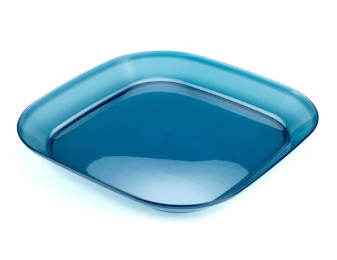 GSI Outdoors Infinity Plate in translucent Blue, top view