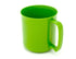 GSI Outdoors Cascadian Mug in Green, 414 ml camping mug, side view