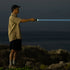 Ledlenser P9R Core LEP flashlight, in use