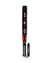 Heroe's Predator LTD Hydrogen Padel Racket in black and red, side view
