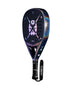 Heroe's RS1 2025 Padel Racket in black and purple, angled view