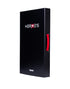 Heroe's Predator LTD Hydrogen Padel Racket in black and red, with presentation box