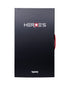 Heroe's Predator LTD Hydrogen Padel Racket in black and red, with presentation box