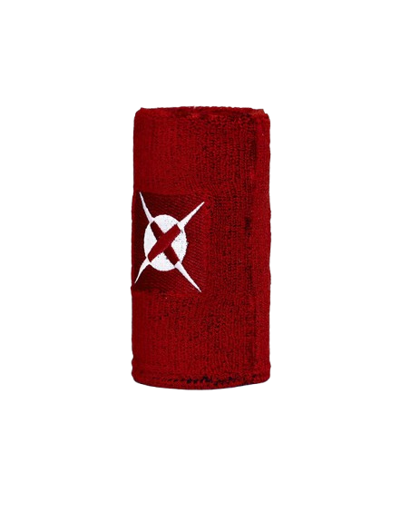 Heroe's terry cloth wristband, red