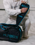 Heroe's Thunder Futura padel bag in use, lifestyle