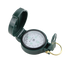 Coghlan's lensatic compass open, dark green, product shot