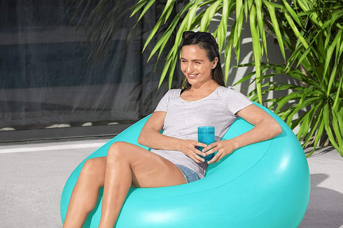 Bestway Airchair Poshpod 107x102x61 - Stylish & Cozy Inflatable Lounger