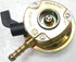 Mondial Type 270 LPG regulator, underside showing 21 mm clip-on connection marked Made in Italy