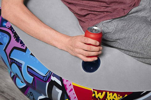 Bestway Grafiti Cruiser Chair 121x121x86 - Eye-Catching Design for Casual Comfort