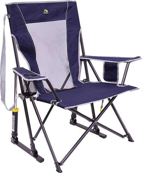 GCI Outdoor Comfort Pro Rocker Collapsible Chair - Smooth Rocking & Portable Seating for Outdoors