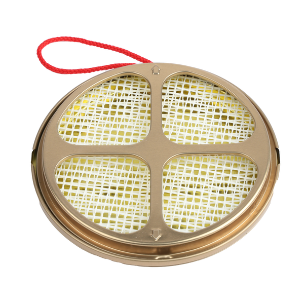 Coghlan's mosquito coil holder, metal and mesh, product shot
