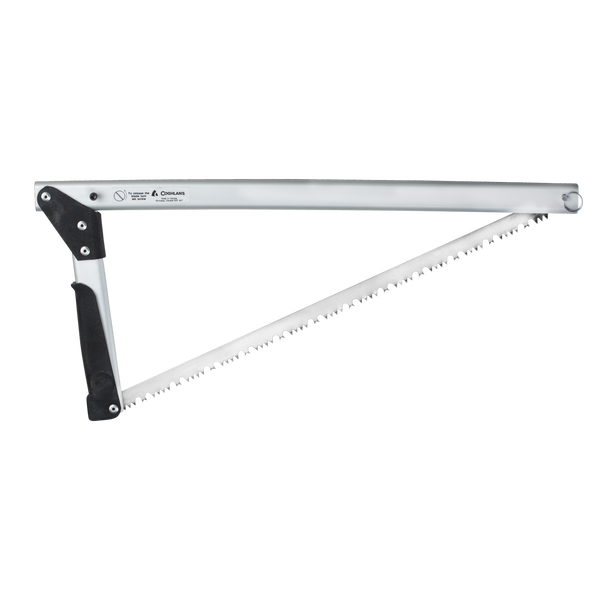 Coghlan's folding saw open, triangular aluminium frame, product shot