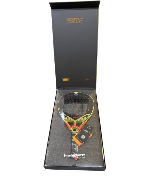 Heroe's Predator Azteca 2026 Padel Racket in its presentation box