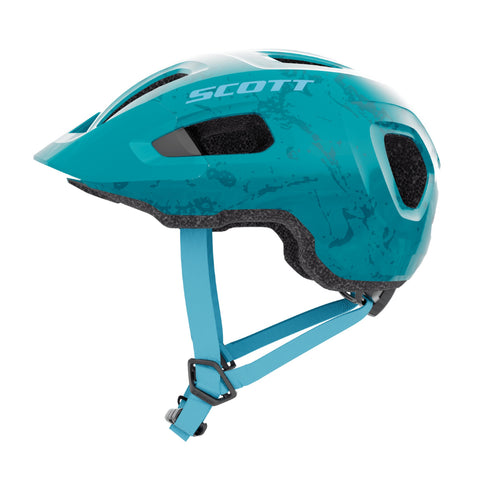 Scott Supra Junior kids bike helmet, Cerulean Blue, view 2