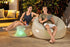 Bestway Airchair Luxury LED 102x97x71 - Illuminated & Plush Inflatable Chair for Relaxation