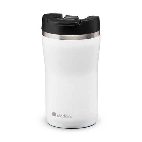 Aladdin Cafe Thermavac Leak-Lock Mug 0.25 L, Snowflake White, front view