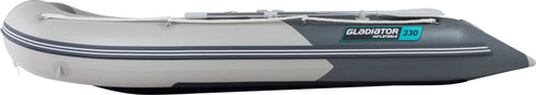 Inflatable boat Gladiator B330AD - 4 Person - Light Grey & Dark Grey