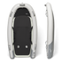 Lift Blowfish inflatable eFoil board attachment, top and side view